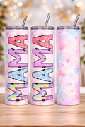 Mama Pink Hearted 20 oz Tumbler