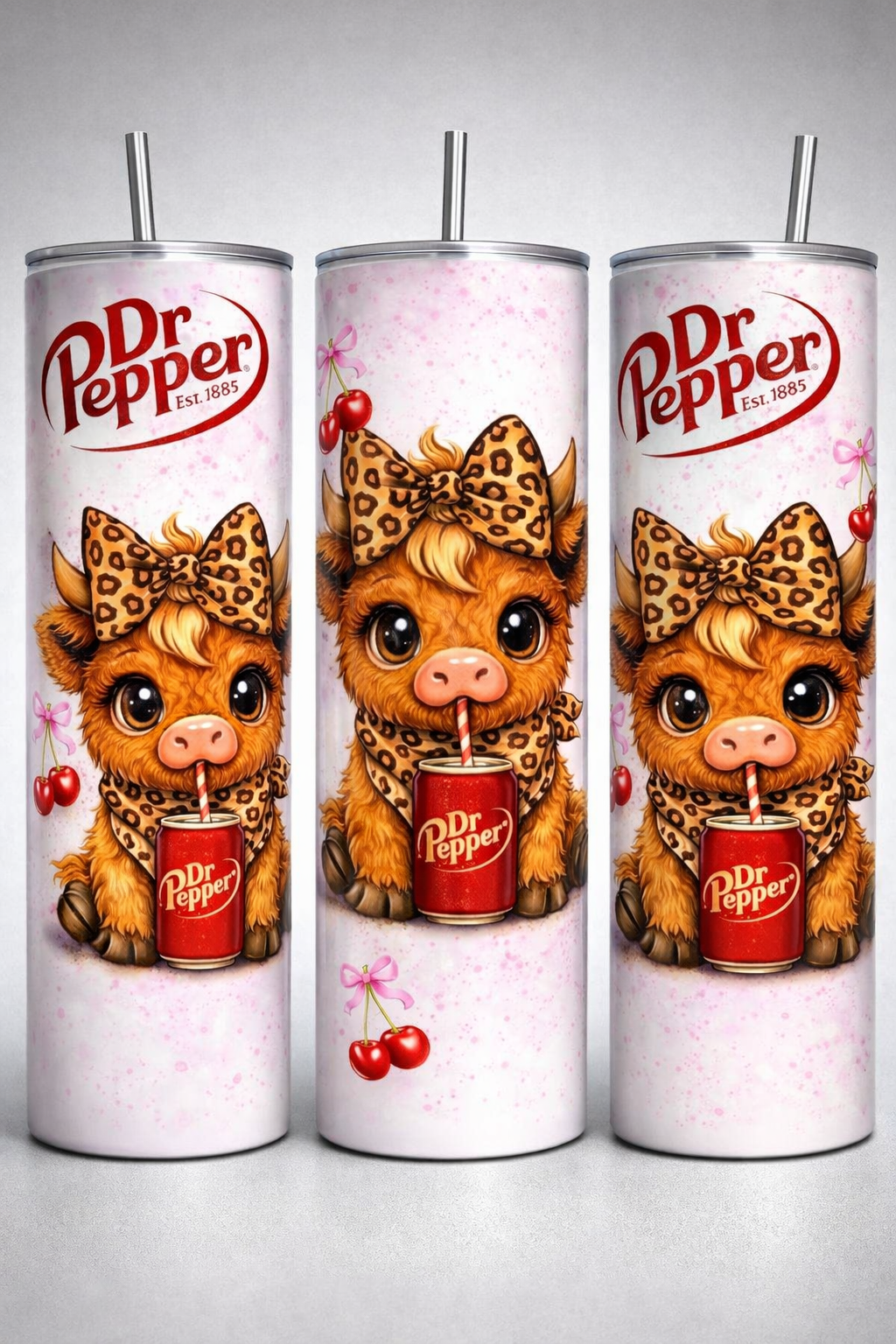 Dr Pepper Cows 20 oz Tumbler