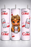 Diet Coke Cows 20 oz Tumbler