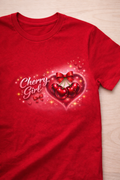 Cherry Girl heart Tshirt