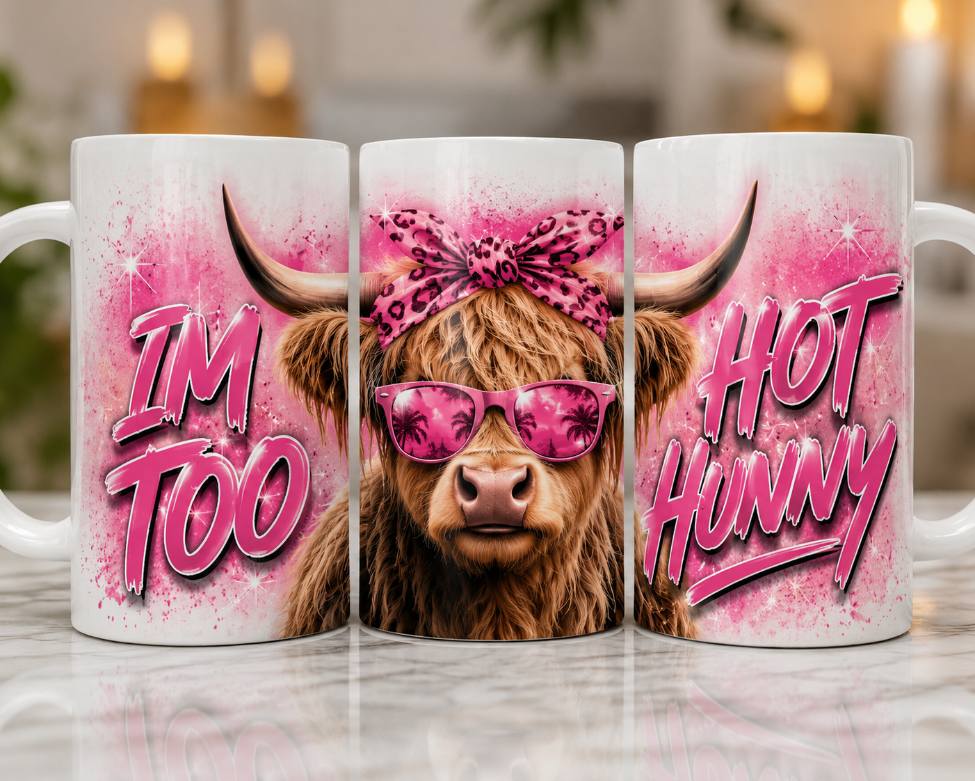 I’m too hot hunny 11 oz mug