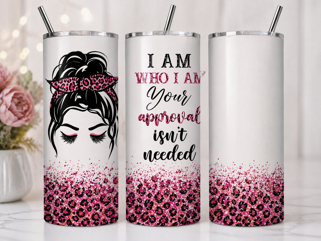 I am who I am 20 oz Tumbler