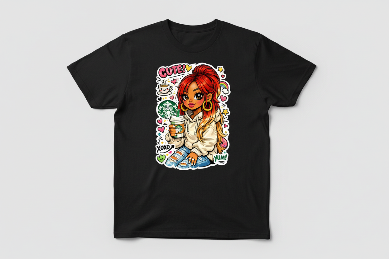 Starbucks  Girl Tshirt
