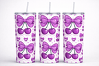 Cherry bow 20 oz straight Tumbler