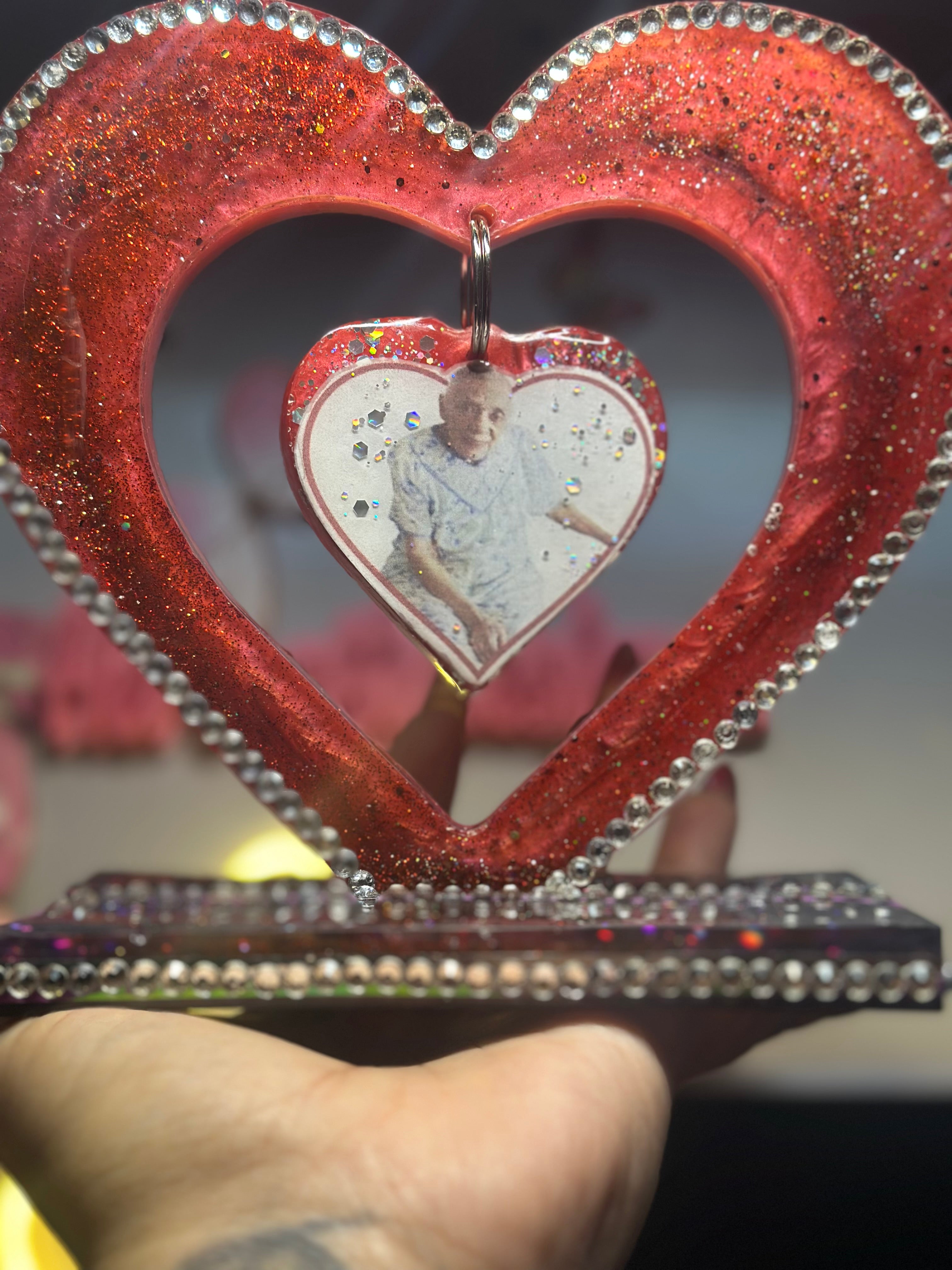 Heart photo Resin Frame