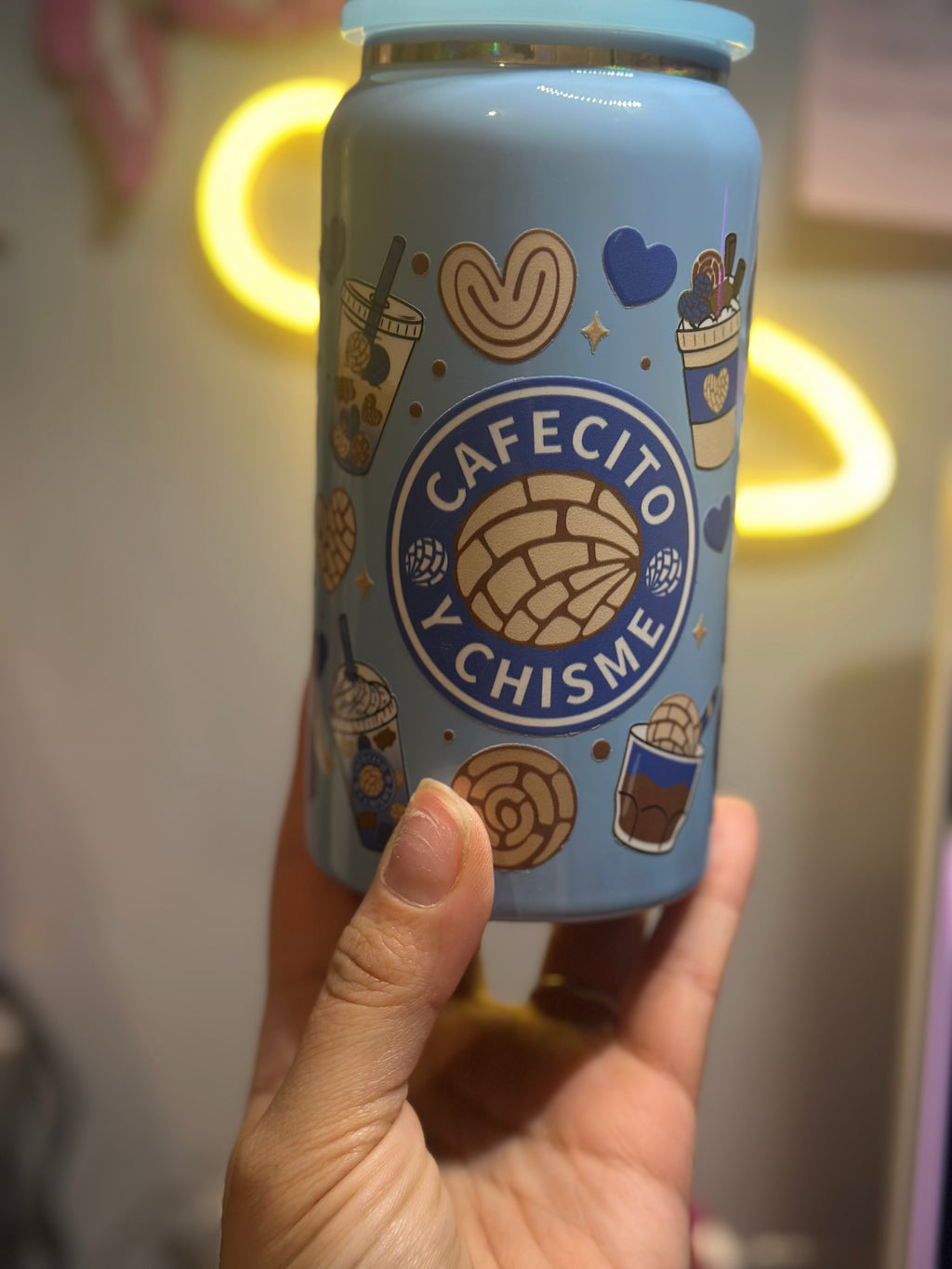 Cafecito y Chisme Jar Libby