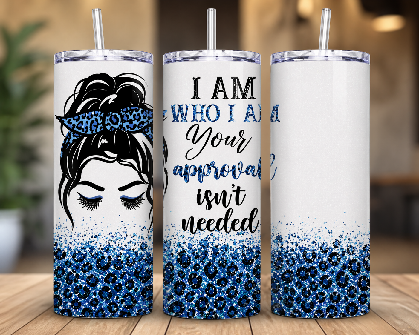 I am who I am 20 oz Tumbler