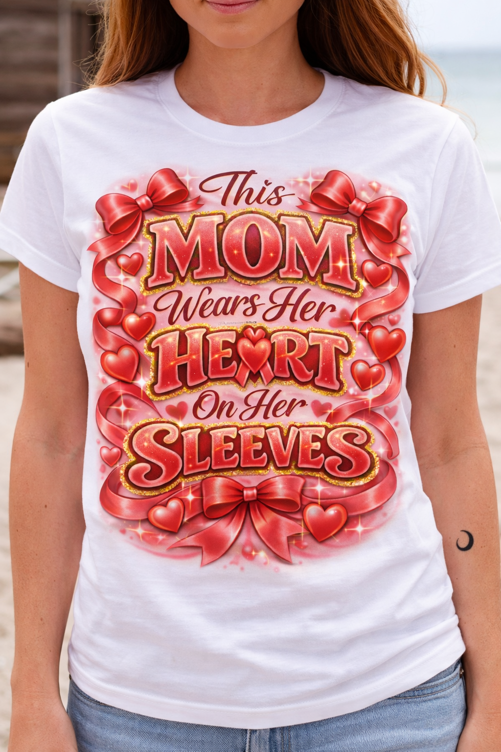 This Mom Tshirt Red
