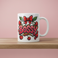 Bossy Cherry Bow 15 oz Mug