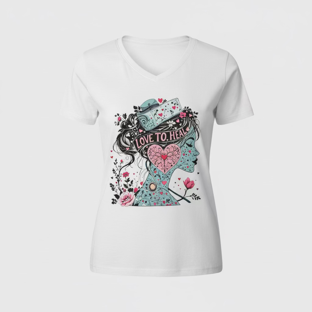 Love Heals Nurse Tshirt  2