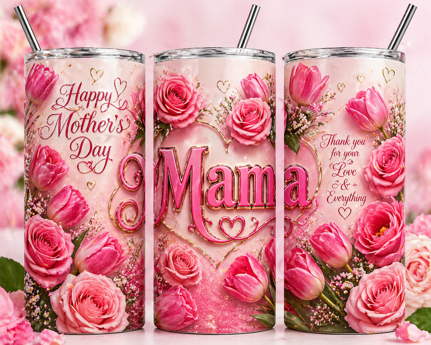Happy Mothers Day Tumbler