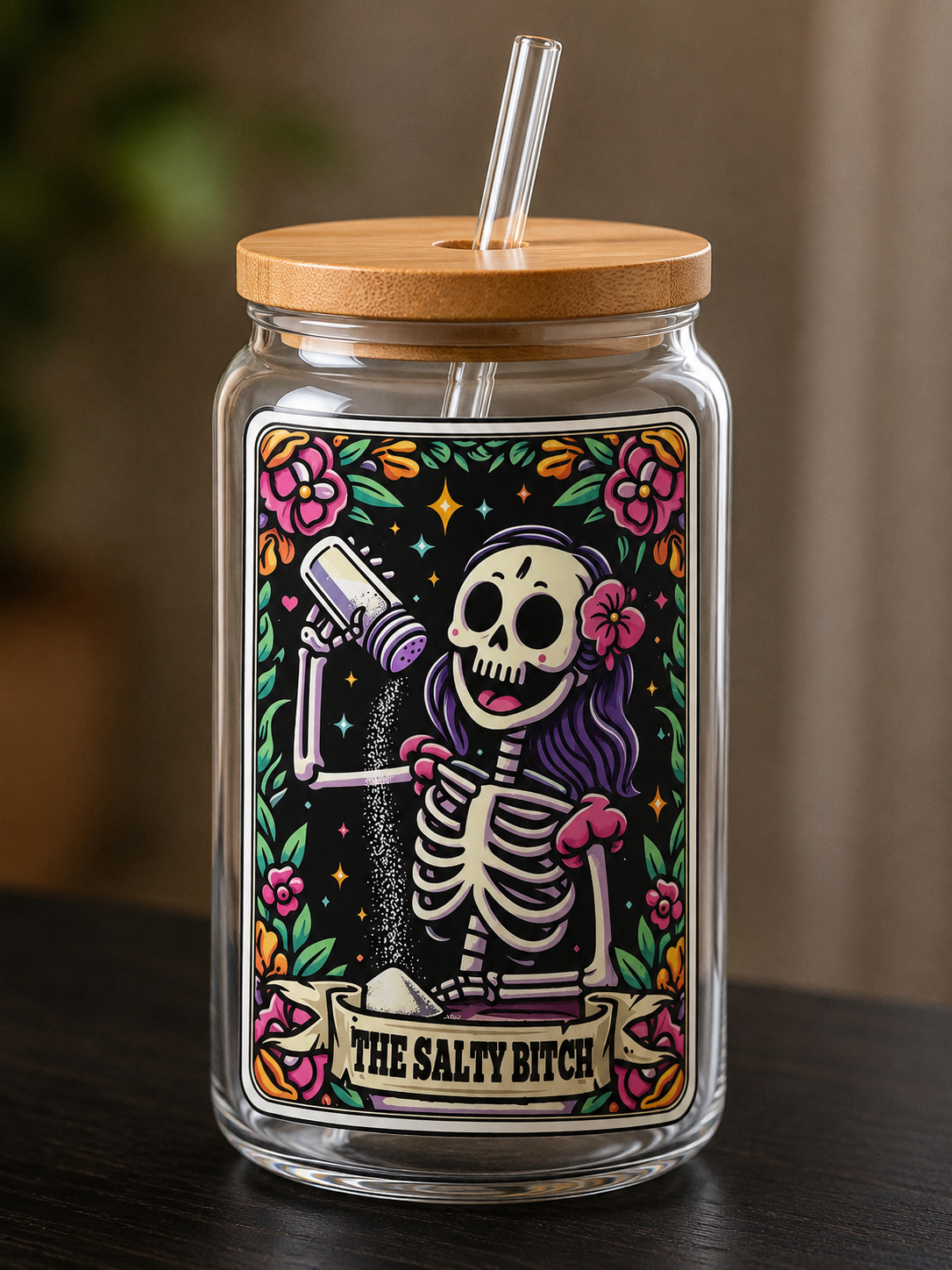 The salty bitch 1 Libby jar 16oz