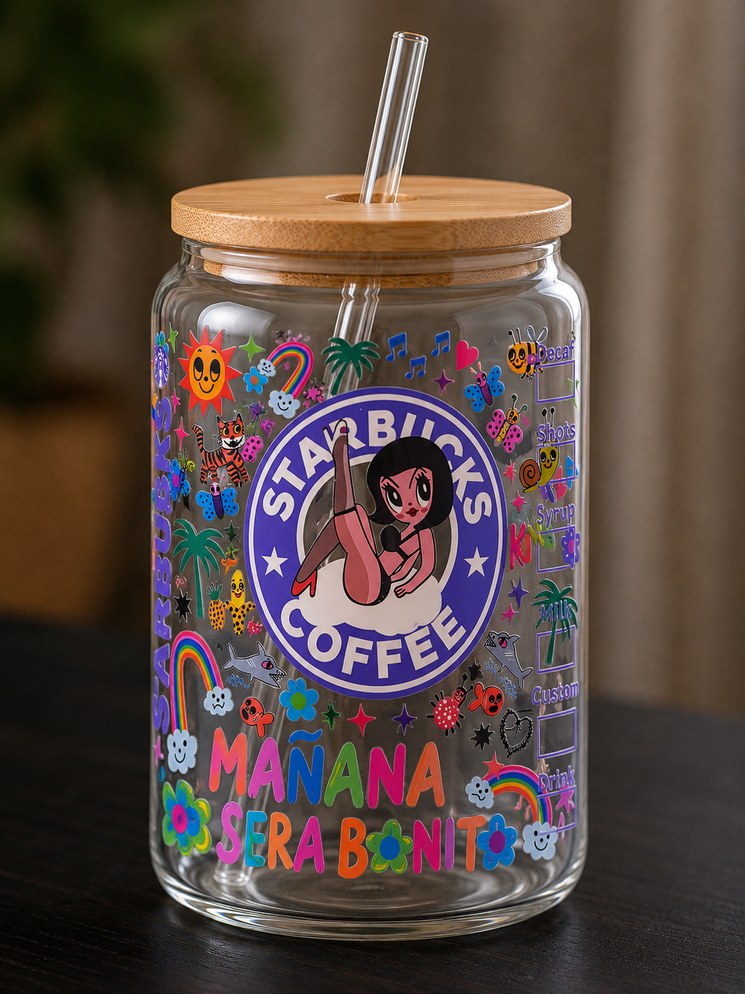 Manana sera bonito Libby jar 16 oZ