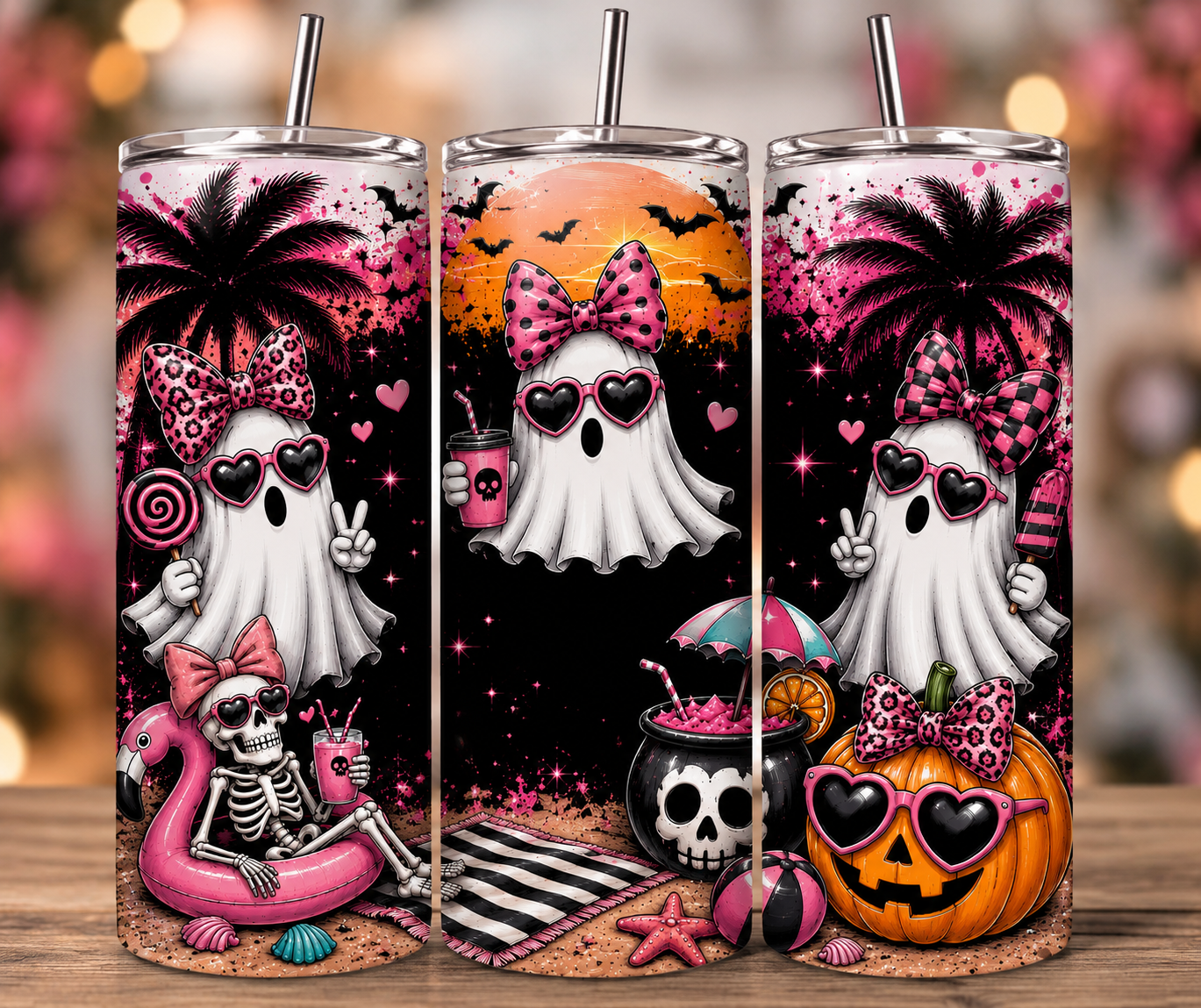 Ghosts / Bows 20 oz Tumbler