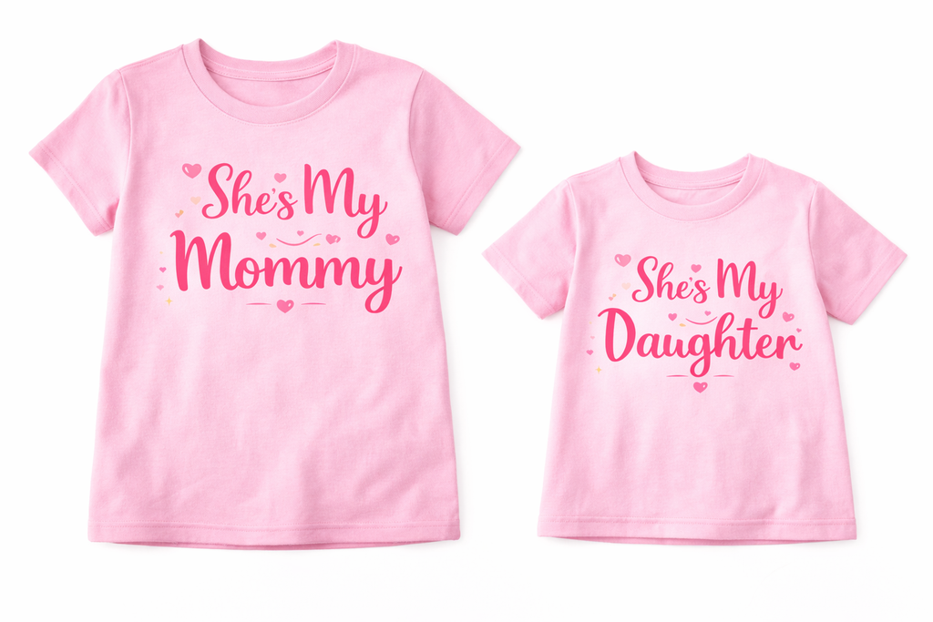 Mommy daughter set Tshirt