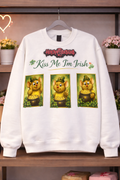 Kiss me I’m Irish crew neck sweater