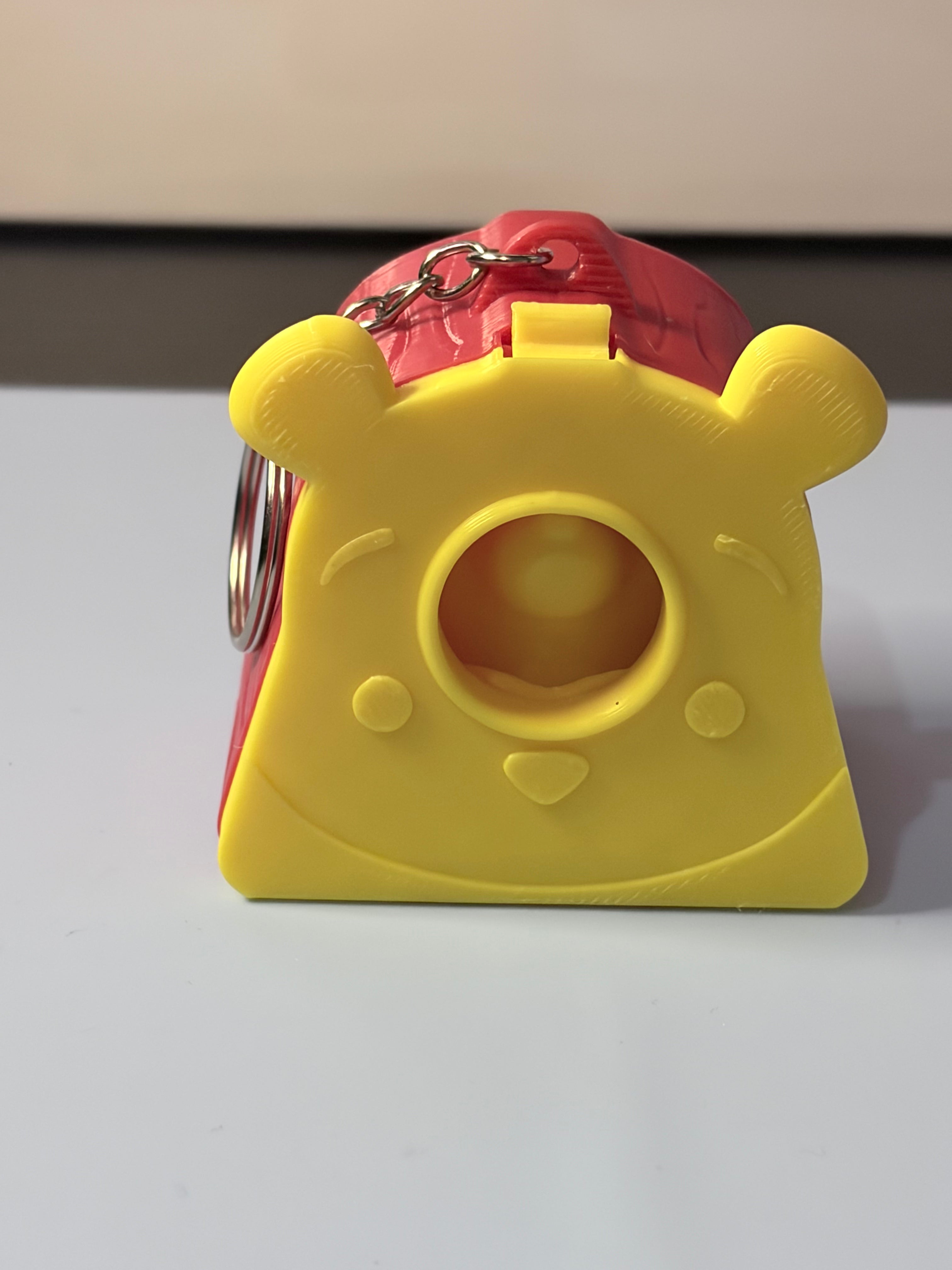 Whinnie Clicker key chain with housing – Hercraftydesigns