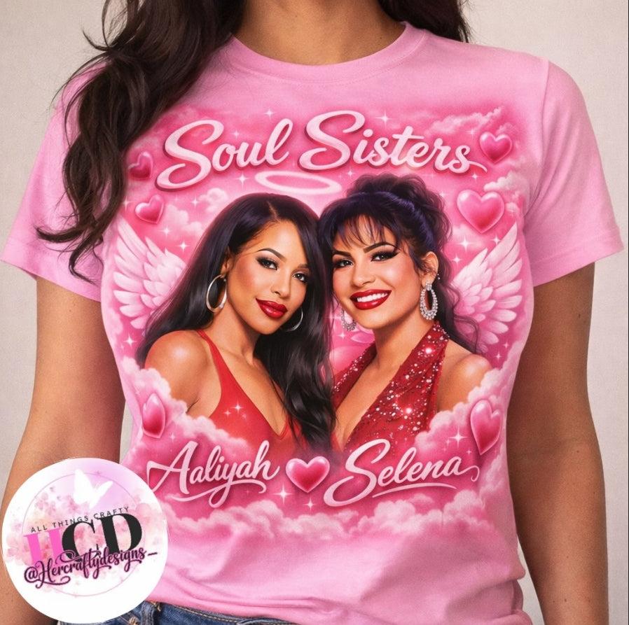 Aaliyah / selena tshirt