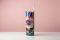 Water Color Flowers 20 oz Tumbler