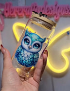 Owl Magic Glassy Libby Jar