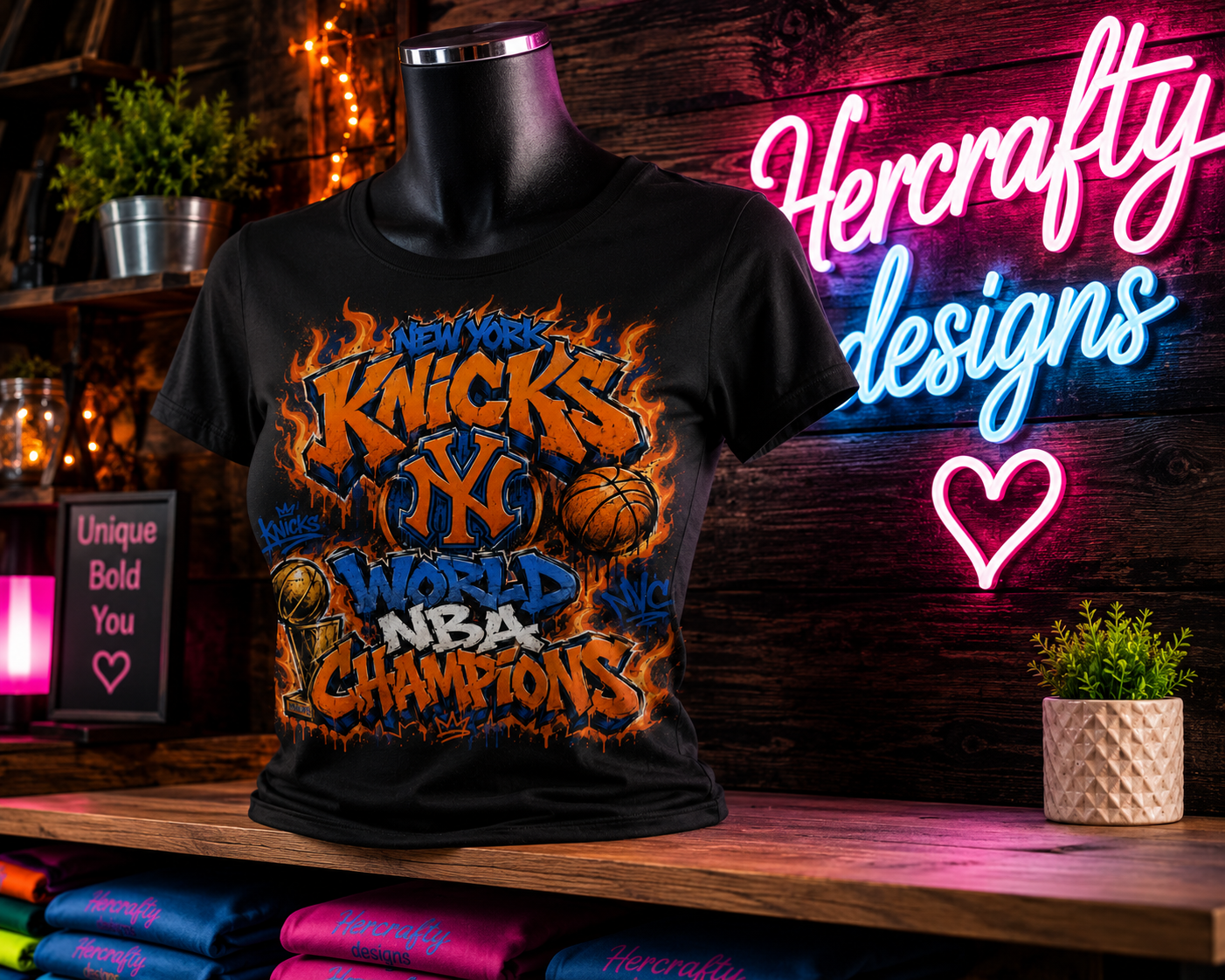 NEW YORK KNICKS FEMALE TEE