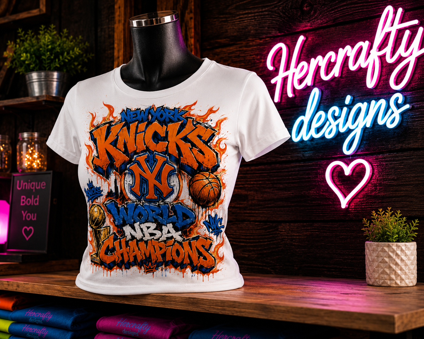 NEW YORK KNICKS FEMALE TEE