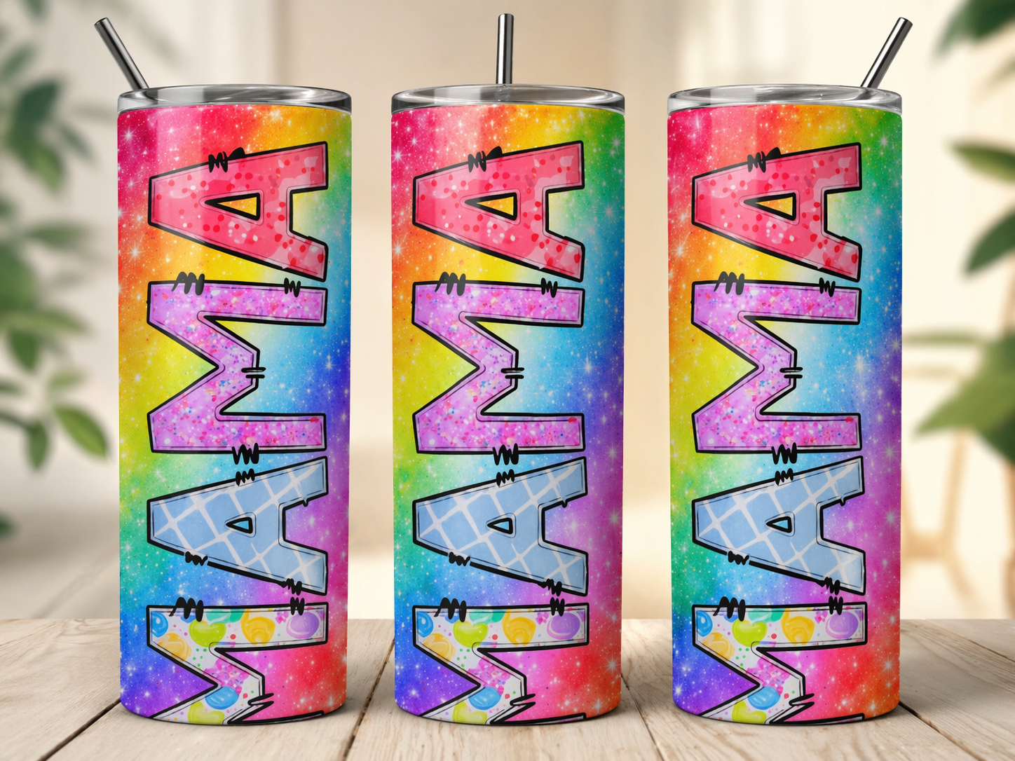 Mama Rainbow 20 oz Tumbler