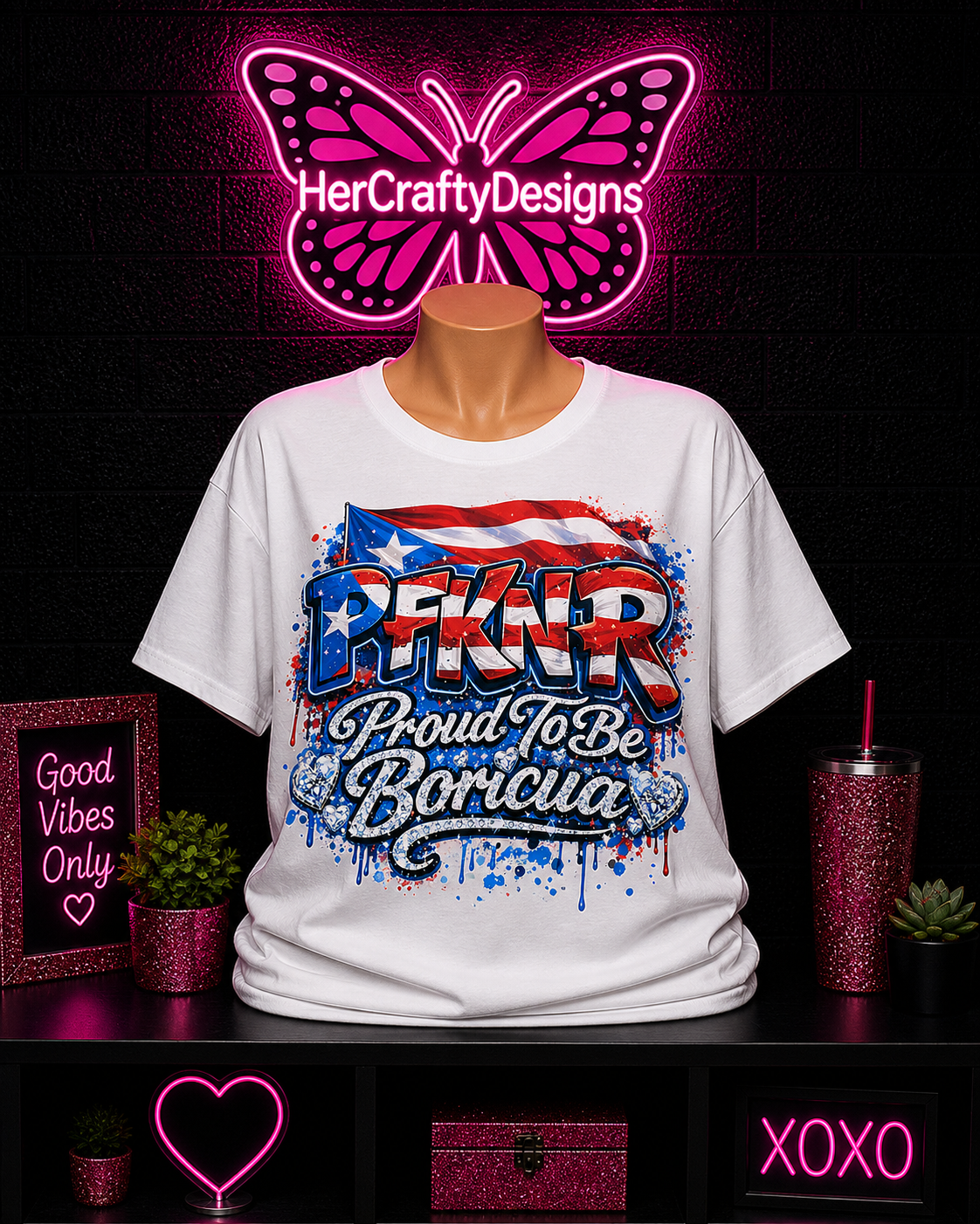 PFKR proud to be boriqua TSHIRT