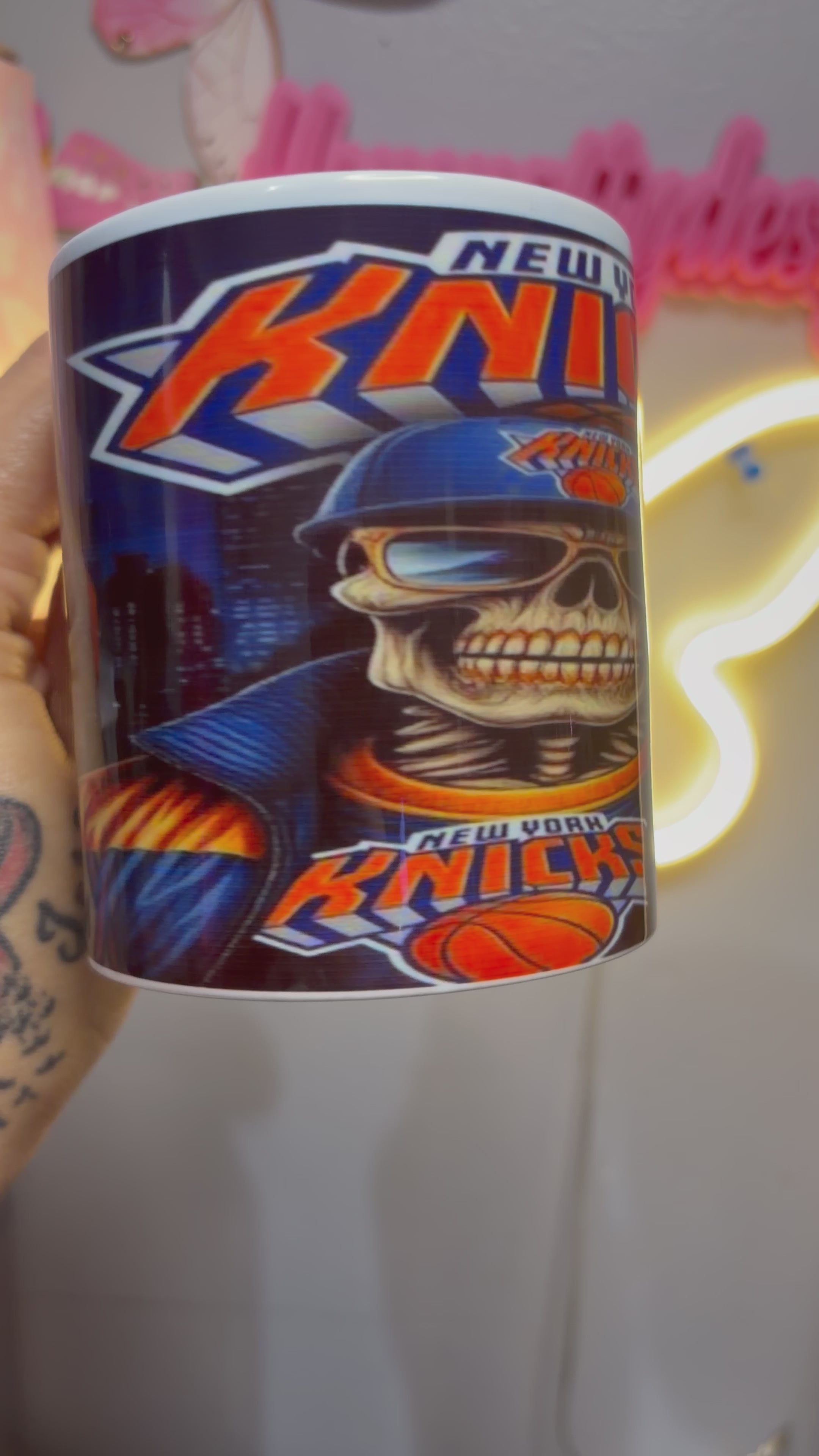 Knicks Skull Mug 11 oz