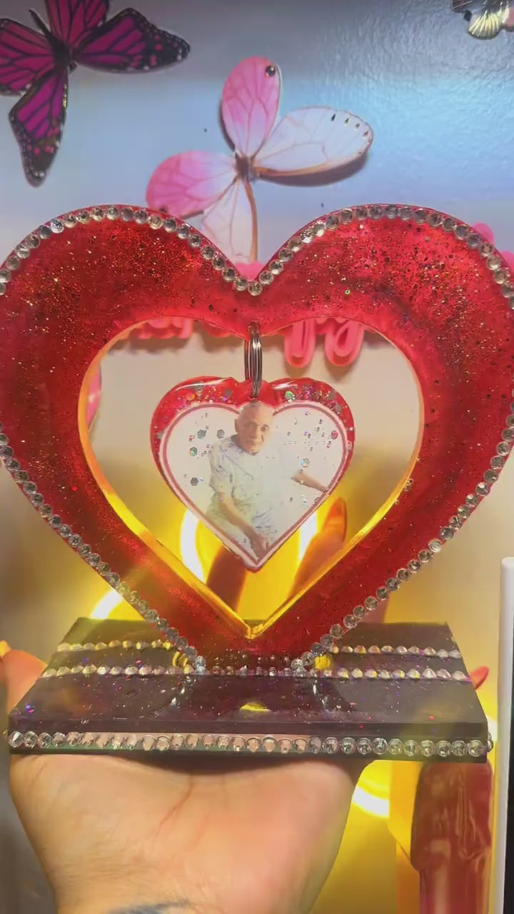 Heart photo Resin Frame